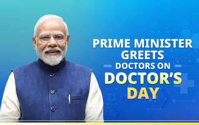 PM Modi : Terms doctors as “Healthcare Heroes” on Doctors Day