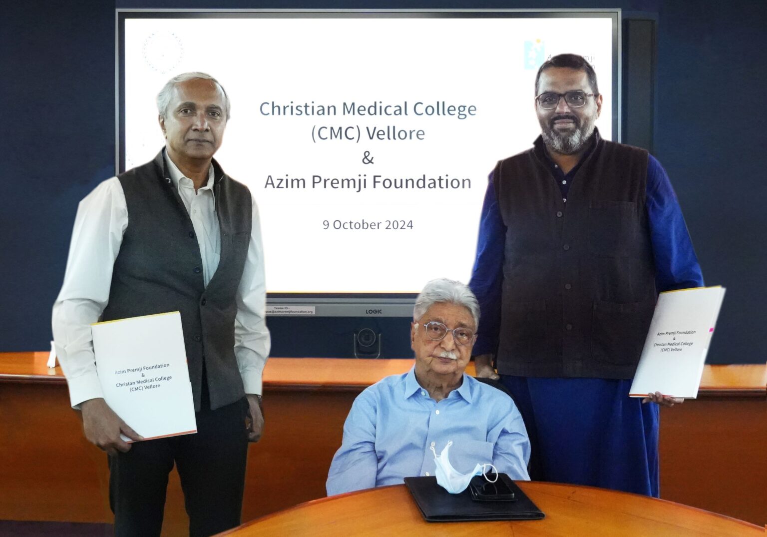 Azim Premji Foundation funds Rs.500 cr for CMC Vellore for Chittoor medical college facility upgrade