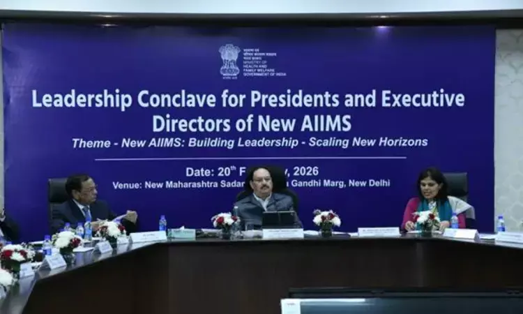 JP Nadda Calls for Patient-Centric Reforms at AIIMS Leadership Conclave
