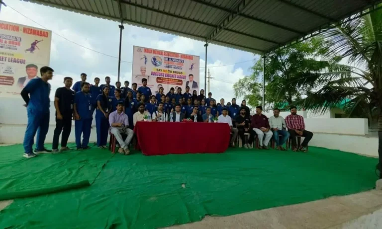 IMA Nizamabad Organises Drug Awareness Cricket League to Promote Healthy, Drug-Free Society